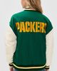 Terez Terez Packers Colorblock Bomber Jacket Packers Green/Sugar Swizzle - 3