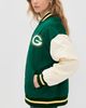 Terez Terez Packers Colorblock Bomber Jacket Packers Green/Sugar Swizzle - 4