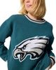 Terez Terez Philadelphia Eagles Jacquard Crewneck Sweater - 2