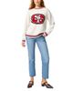 Terez Terez San Francisco 49ers Sugar Swizzle Jacquard Crewneck Sweater - 2