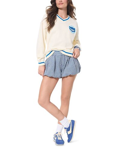 Terez Terez Varsity V Neck Sweatshirt