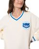 Terez Terez Varsity V Neck Sweatshirt - 4