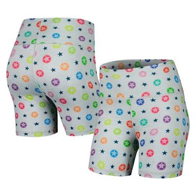 Terez Women's Terez Gray Houston Astros TLC Rainbow Shorts 