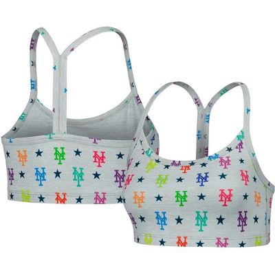 Terez Women's Terez Gray New York Mets TLC Rainbow Bra 