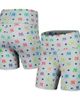 Terez Women's Terez Gray New York Yankees TLC Rainbow Shorts  - 1