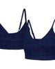 Terez Women's Terez Navy New York Yankees Active Bra  - 1