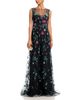 Teri Jon By Rickie Freeman Teri Jon by Rickie Freeman Embroidered Tulle Cap Sleeve Fit And Flare Gown - 2