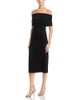 Teri Jon By Rickie Freeman Teri Jon by Rickie Freeman Jet Bead Knit Off-the-Shoulder Dress - 1