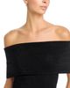 Teri Jon By Rickie Freeman Teri Jon by Rickie Freeman Jet Bead Knit Off-the-Shoulder Dress - 3
