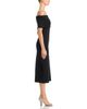 Teri Jon By Rickie Freeman Teri Jon by Rickie Freeman Jet Bead Knit Off-the-Shoulder Dress - 5