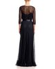 Teri Jon By Rickie Freeman Teri Jon by Rickie Freeman Lace Pintuck Ruffle Hem Gown, - 4