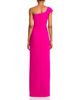 Teri Jon By Rickie Freeman Teri Jon by Rickie Freeman One Shoulder Side Drape Gown - 4
