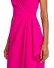 Teri Jon By Rickie Freeman Teri Jon by Rickie Freeman One Shoulder Side Drape Gown - 6
