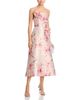 Teri Jon By Rickie Freeman Teri Jon by Rickie Freeman Strapless Gazar 3D Floral Dress - 2
