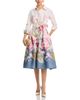 Teri Jon By Rickie Freeman Teri Jon by Rickie Freeman Taffeta Digital Floral Shirtdress - 2