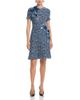 Teri Jon By Rickie Freeman Teri Jon by Rickie Freeman Tweed Short Sleeve 3D Flower Trim Dress - 1