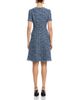 Teri Jon By Rickie Freeman Teri Jon by Rickie Freeman Tweed Short Sleeve 3D Flower Trim Dress - 4