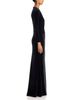 Teri Jon By Rickie Freeman Teri Jon by Rickie Freeman Velvet Beaded Trim Gown - 5