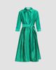 Teri Jon by Rickie Freeman Teri Jon by Rickie Freeman Women's Eyelet Taffeta Cocktail Shirtdress - 1