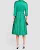Teri Jon by Rickie Freeman Teri Jon by Rickie Freeman Women's Eyelet Taffeta Cocktail Shirtdress - 3