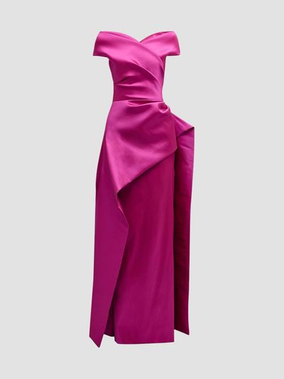 Teri Jon by Rickie Freeman Teri Jon by Rickie Freeman Women's Gazar Off-the-Shoulder Sculpted Gown