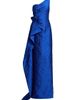 Teri Jon by Rickie Freeman Women's 3D Floral Tonal Jacquard One-Shoulder Gown - 1