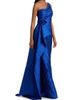 Teri Jon by Rickie Freeman Women's 3D Floral Tonal Jacquard One-Shoulder Gown - 2