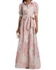 Teri Jon by Rickie Freeman Women's Brocade Shirtwaist Gown - 2