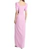 Teri Jon by Rickie Freeman Women's Digital Flower Print Crepe Column Gown - 5