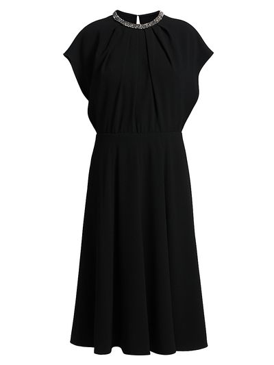 Teri Jon by Rickie Freeman Women's Embellished Cocktail Midi-Dress