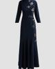 Teri Jon by Rickie Freeman Women's Embellished Godet Crepe Gown - 1