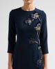 Teri Jon by Rickie Freeman Women's Embellished Godet Crepe Gown - 5