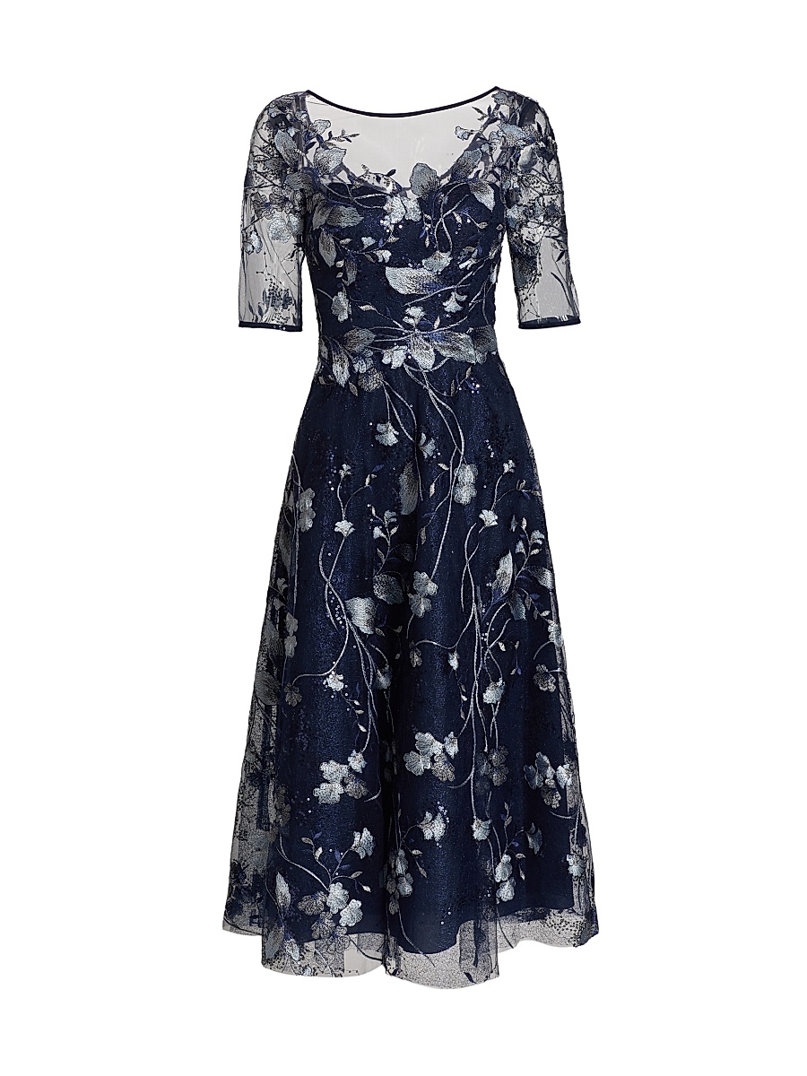 chinese dress ladies Lace and Tulle Fit And Flare Dress main image 0