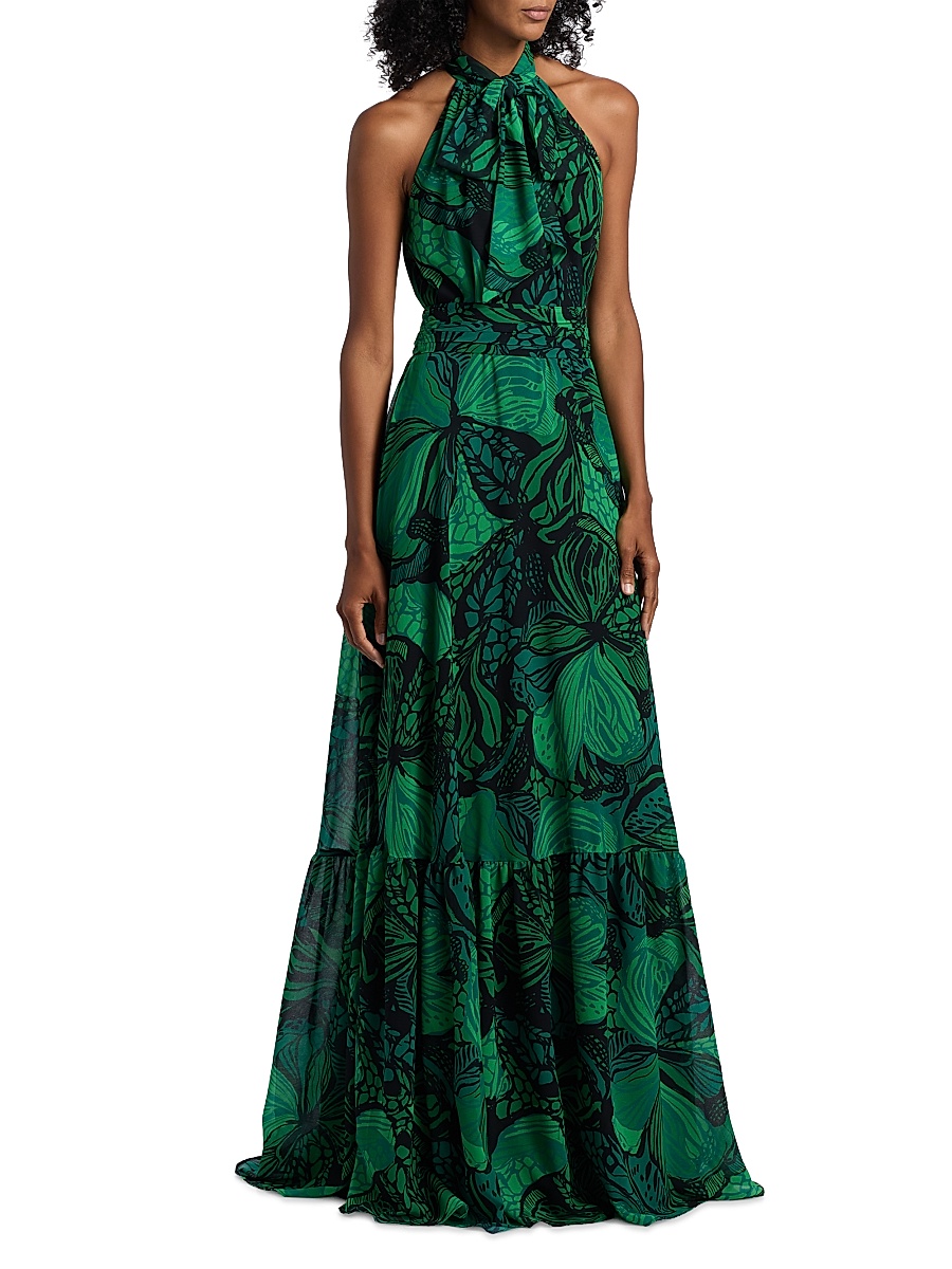 asymmetrical evening dress Tarik Ediz 98200 Asymmetrical Waist Evening Fancy Dress Pre-order 4 / Gold main image 1
