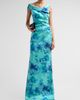 Teri Jon by Rickie Freeman Women's Floral Ruched Stretch-Gazar Gown - 2