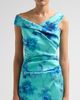 Teri Jon by Rickie Freeman Women's Floral Ruched Stretch-Gazar Gown - 5