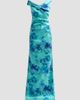 Teri Jon by Rickie Freeman Women's Floral Ruched Stretch-Gazar Gown - 6