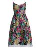 Teri Jon by Rickie Freeman Women's Floral Sequinned Embroidered Tulle Cocktail Dress - 8