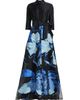 Teri Jon by Rickie Freeman Women's Floral Taffeta A-Line Gown - 1