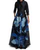 Teri Jon by Rickie Freeman Women's Floral Taffeta A-Line Gown - 2
