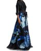 Teri Jon by Rickie Freeman Women's Floral Taffeta A-Line Gown - 4