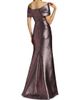 Teri Jon by Rickie Freeman Women's Off-The-Shoulder Metallic Gown - 5