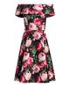 Teri Jon by Rickie Freeman Women's Peony Mikado Off-The-Shoulder Cocktail Dress - 1