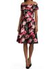 Teri Jon by Rickie Freeman Women's Peony Mikado Off-The-Shoulder Cocktail Dress - 2