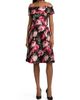 Teri Jon by Rickie Freeman Women's Peony Mikado Off-The-Shoulder Cocktail Dress - 3