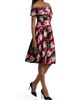 Teri Jon by Rickie Freeman Women's Peony Mikado Off-The-Shoulder Cocktail Dress - 4