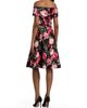 Teri Jon by Rickie Freeman Women's Peony Mikado Off-The-Shoulder Cocktail Dress - 5