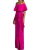 Teri Jon by Rickie Freeman Women's Ruffled Bow-Detail Off-the-Shoulder Gown - 4