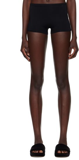 ÉTERNE ÉTERNE Black High Waisted Boy Shorts