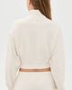 Éterne Éterne Cropped Half-Zip Sweatshirt Bone - 3